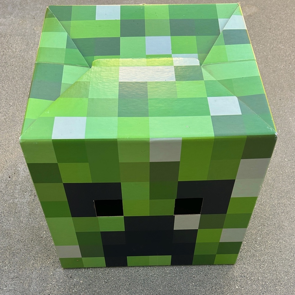 Creeper Head Minecraft Creeper Costume | Room Decor when not in use